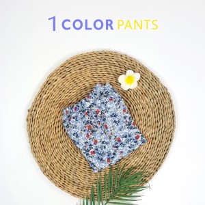 Quần Alibaba Dài Bé Gái Họa Tiết Hoa Nhỏ