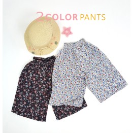 Quần Ống Rộng Bé Gái Họa Tiết Hoa